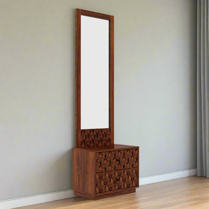 Susana Solid Sheesham Wood Dressing Table Mirror