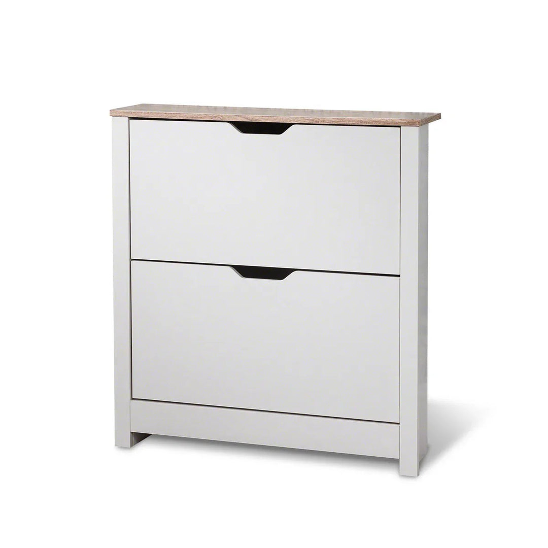 Suseela 8-Pair Flip-Down Shoe Cabinet by OmkarWood Furniture