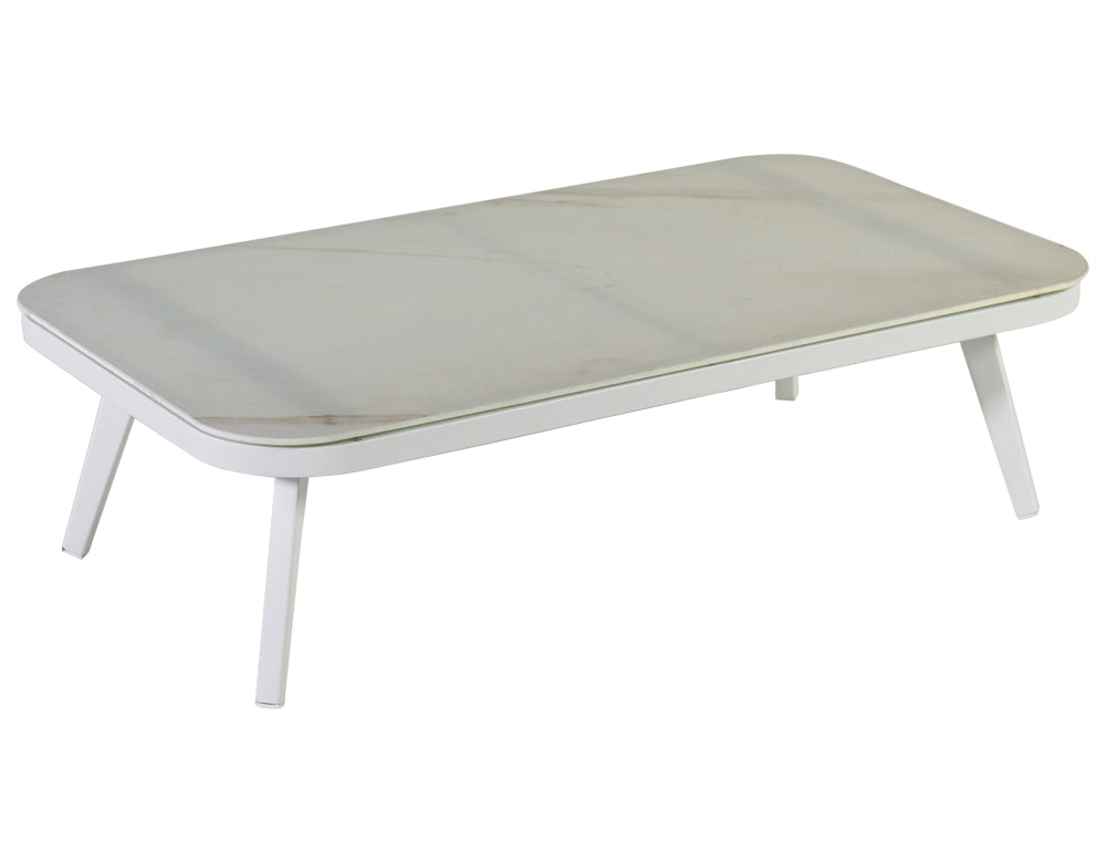 Mazzanti Outdoor Sofa Set 2 Seater , 2 Single seater and 1 Center Table (White + Brown) Braided & Rope