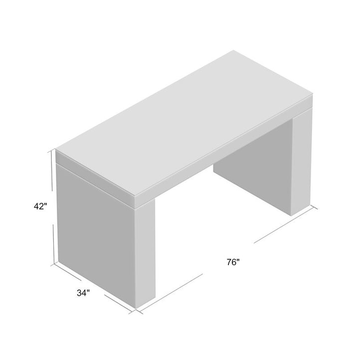 Litani Outdoor Patio Bar Sets 6 Chairs and 1 Table (Dark Brown)