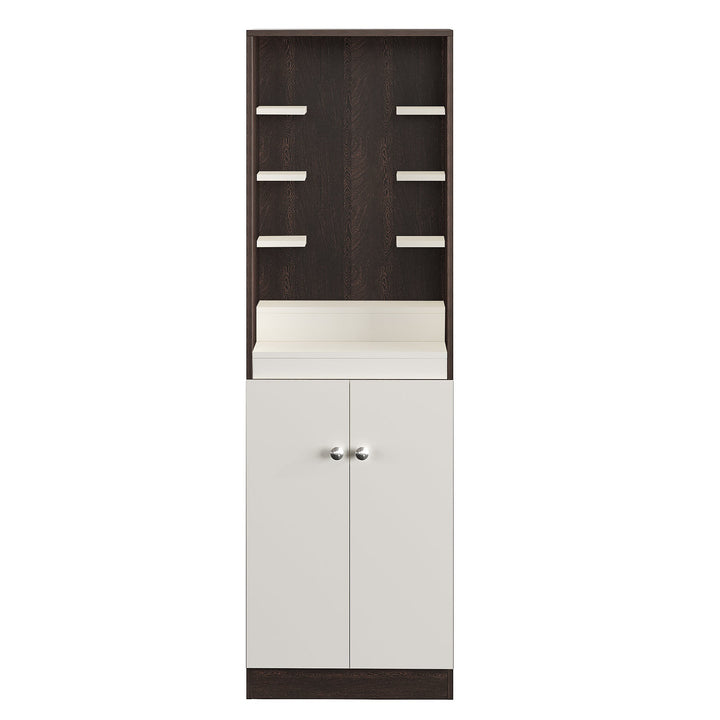 Mira Engineered Wood Floor Standing Home Temple for Living Room