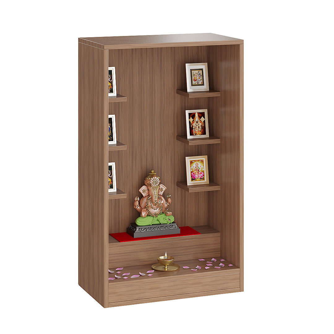 Anika Wall Mounted Home Temple for Living Room