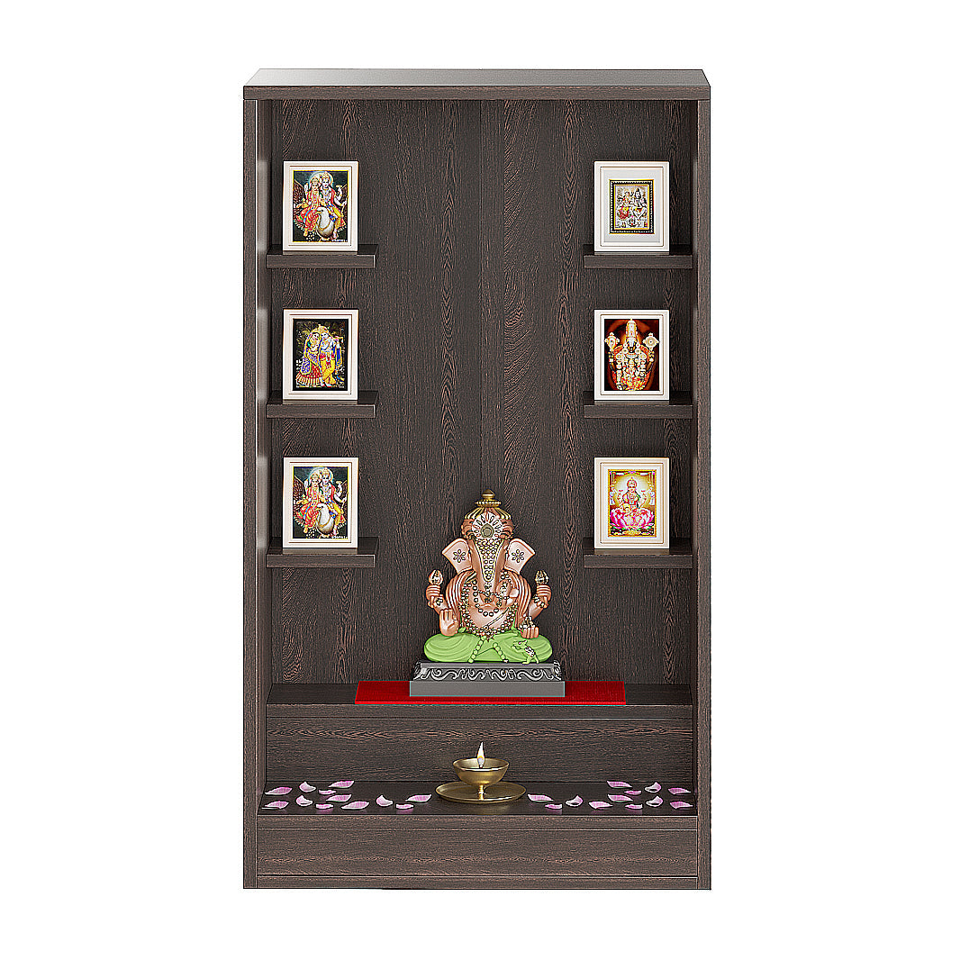 Kavya Wall Mounted Home Temple for Living Room