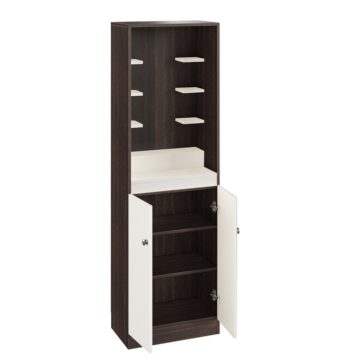 Mira Engineered Wood Floor Standing Home Temple for Living Room