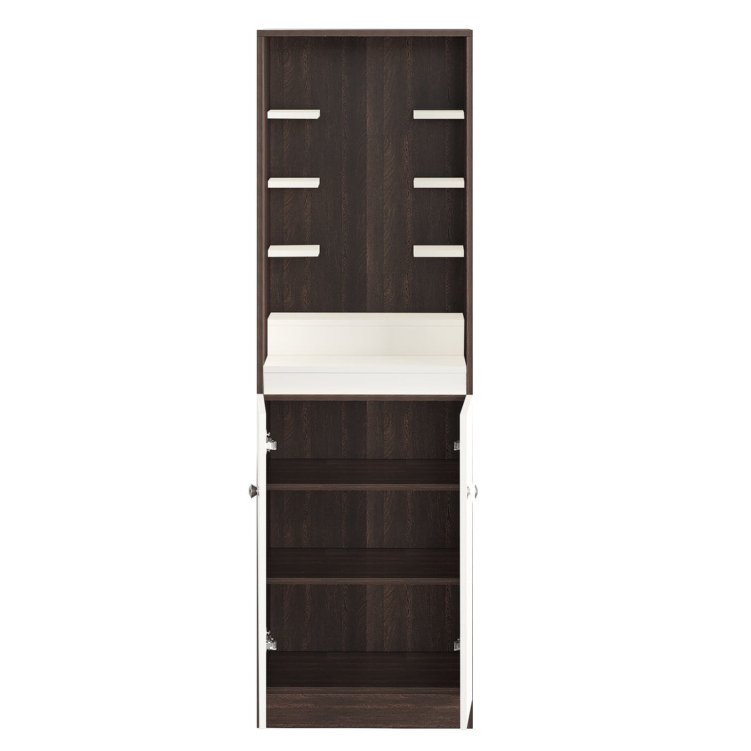 Mira Engineered Wood Floor Standing Home Temple for Living Room