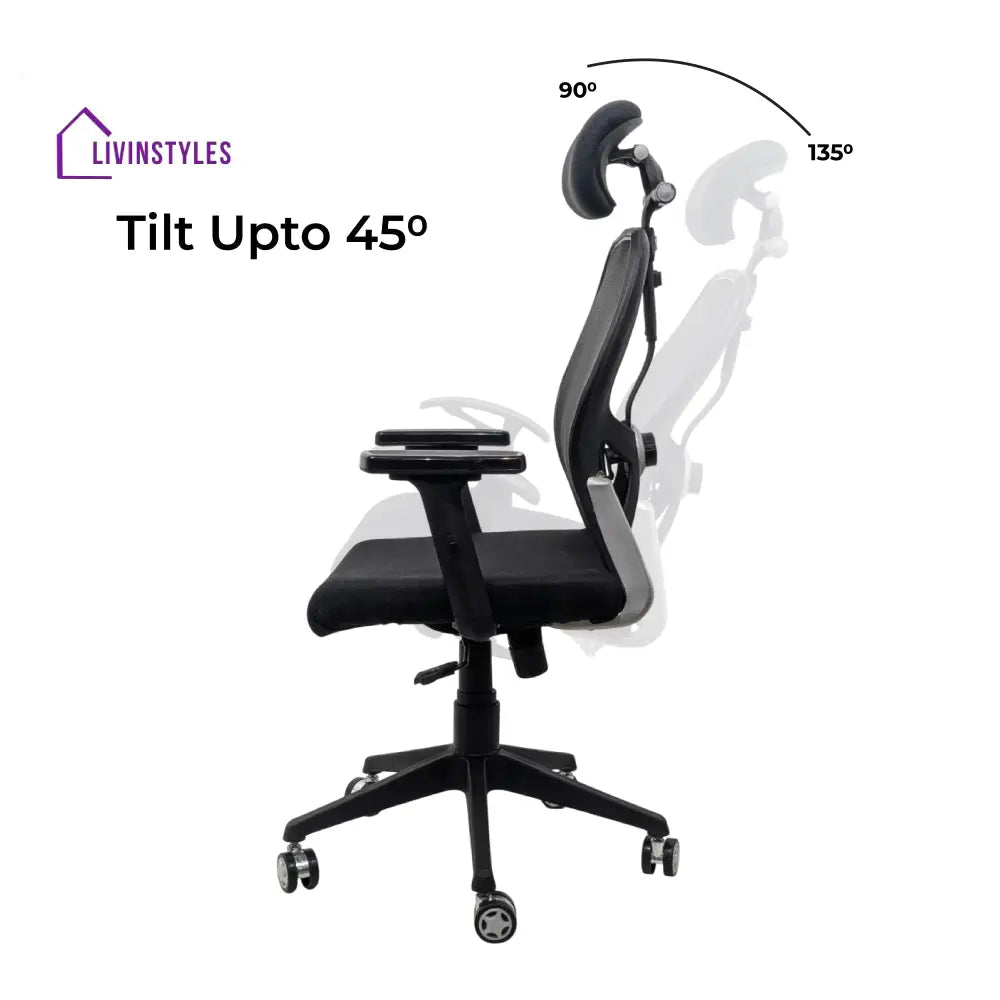 Titan Throne Matrix High Back Mesh Ergonomic Office Chair with Nylon Base