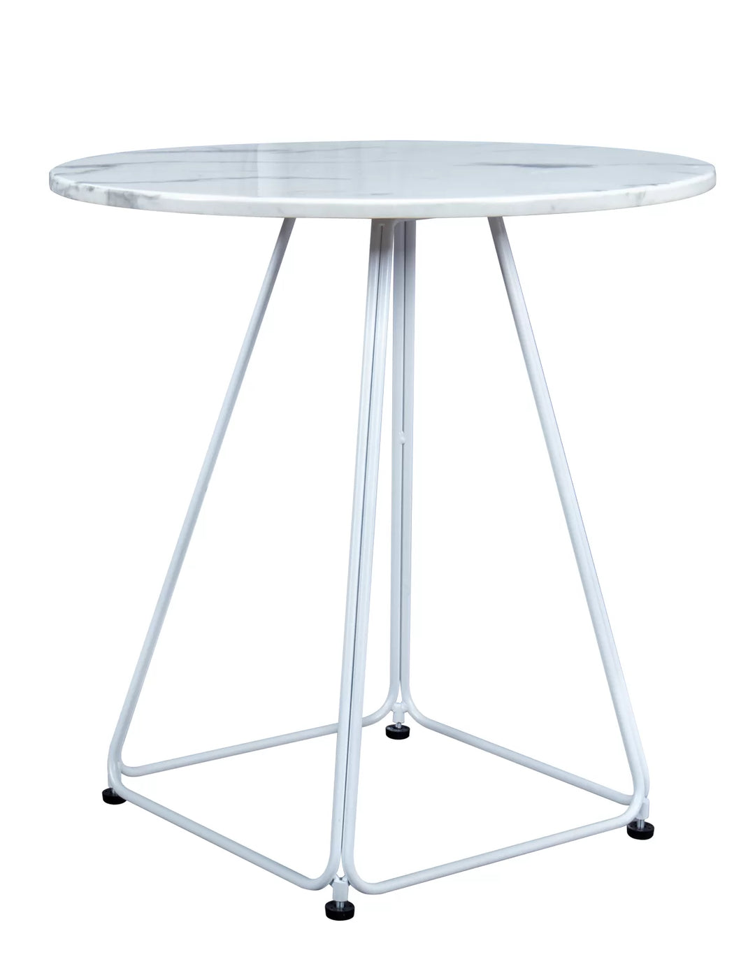 Aware Outdoor Patio Seating Set 4 Chairs and 1 Table Set (Dark Grey) Braided & Rope