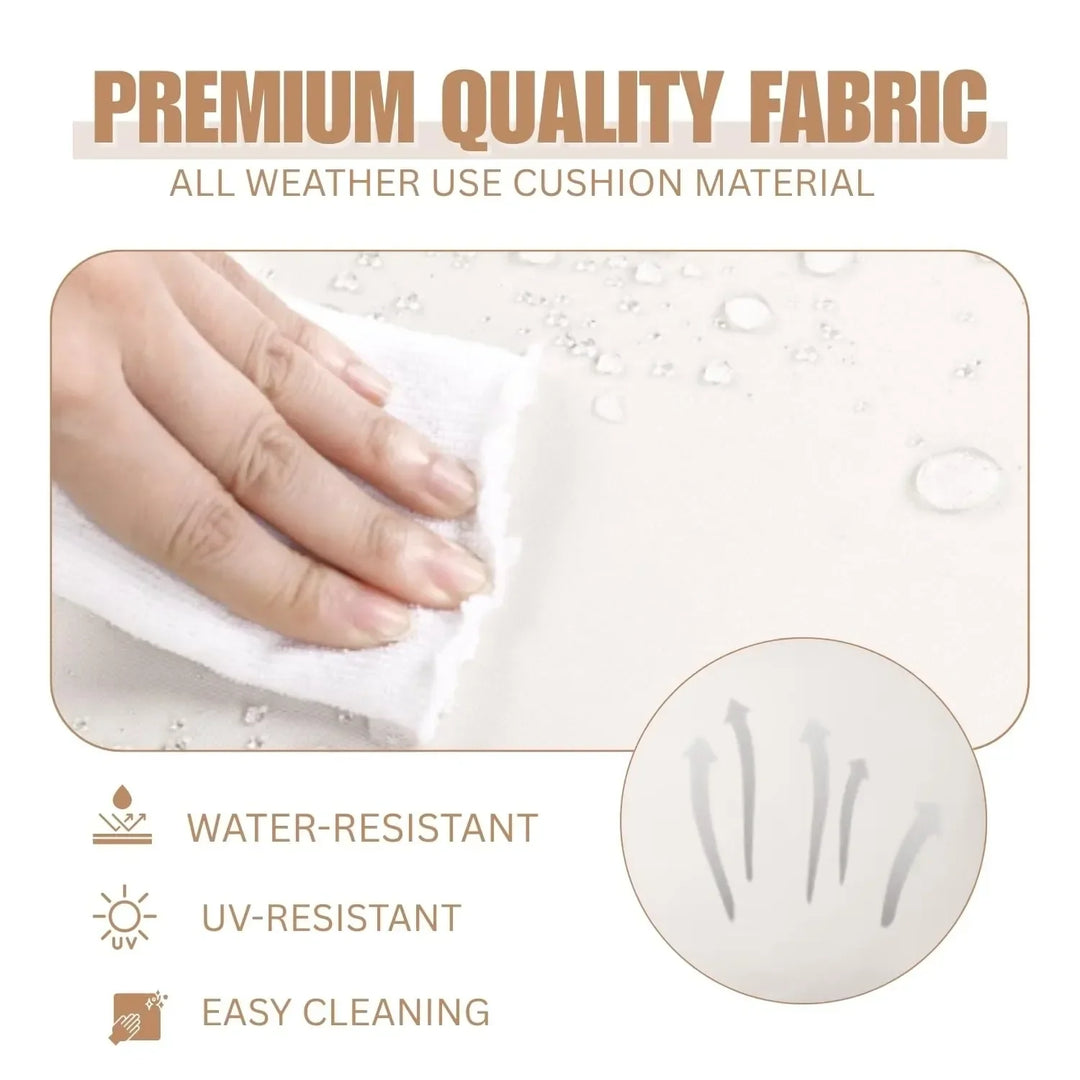 Stella 4 Pieces Patio Furniture Set, Outdoor Sectional Sofa