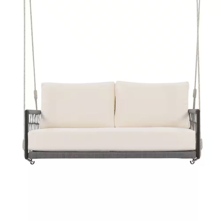Rosario Double Seater Hanging Swing Without Stand For Balcony, Garden Swing Braided & Rope