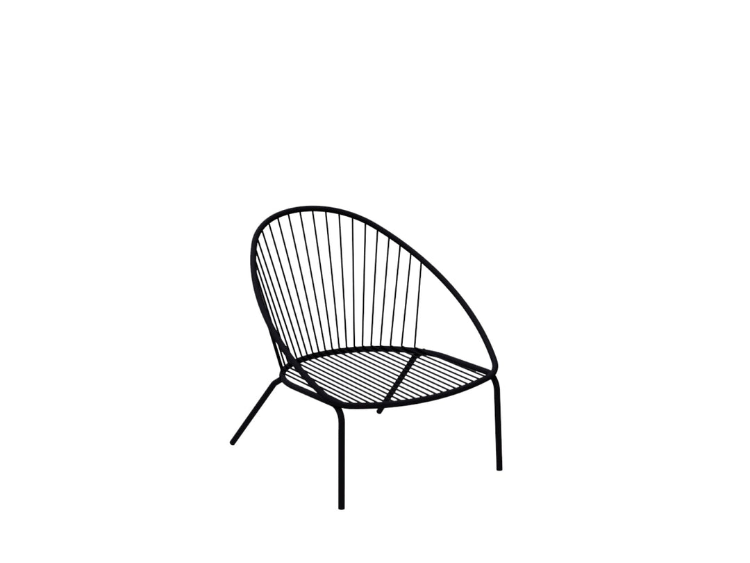 Oli Outdoor Garden Balcony Sofa Set 2 Seater, 2 Single seater and 1 Center Table Set (Black + Cream)