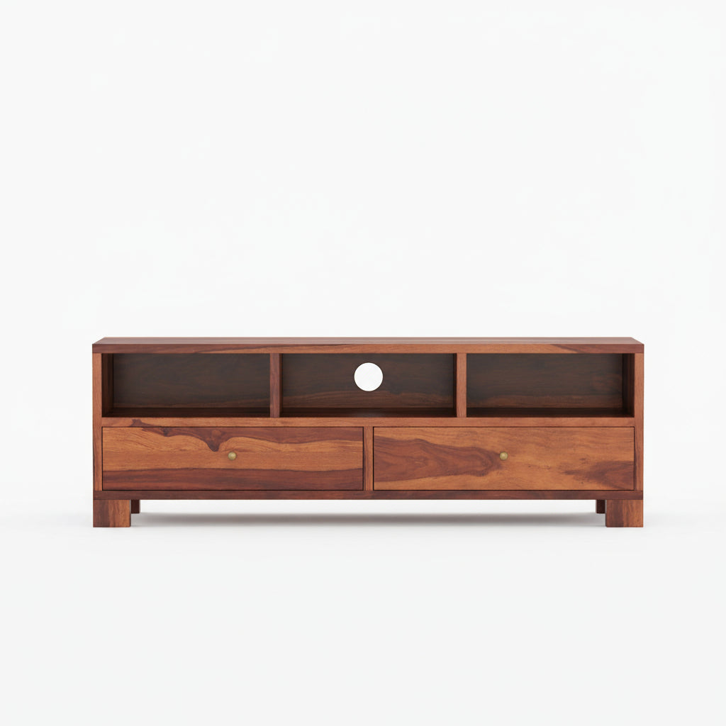 Victoria Sheesham Wood large TV unit for Living Room