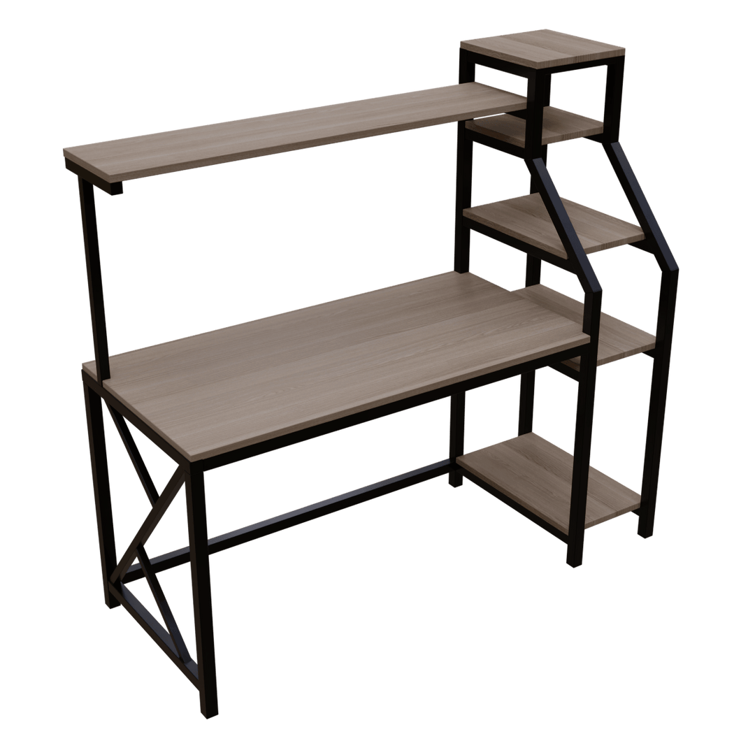 Rio Study Table with Verticle Storage | Computer Table | Study Table for Home