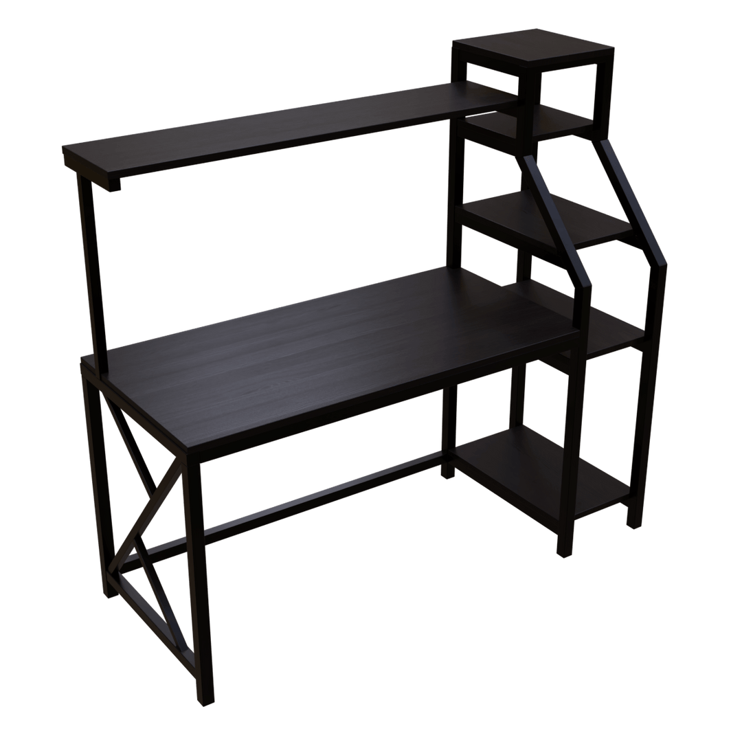 Rio Study Table with Verticle Storage | Computer Table | Study Table for Home