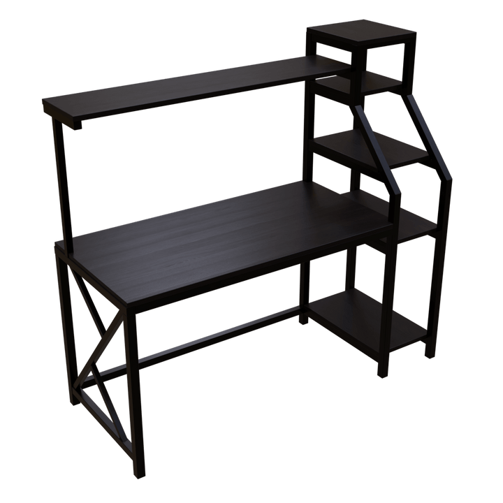 Rio Study Table with Verticle Storage | Computer Table | Study Table for Home