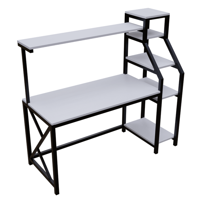 Rio Study Table with Verticle Storage | Computer Table | Study Table for Home