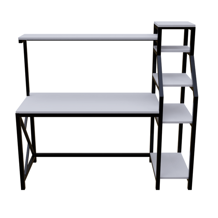 Rio Study Table with Verticle Storage | Computer Table | Study Table for Home