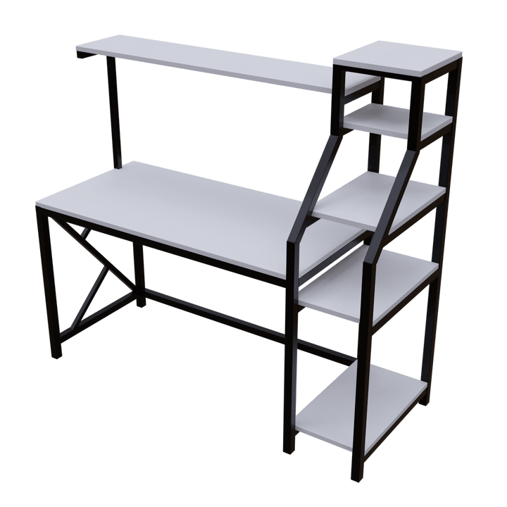 Rio Study Table with Verticle Storage | Computer Table | Study Table for Home