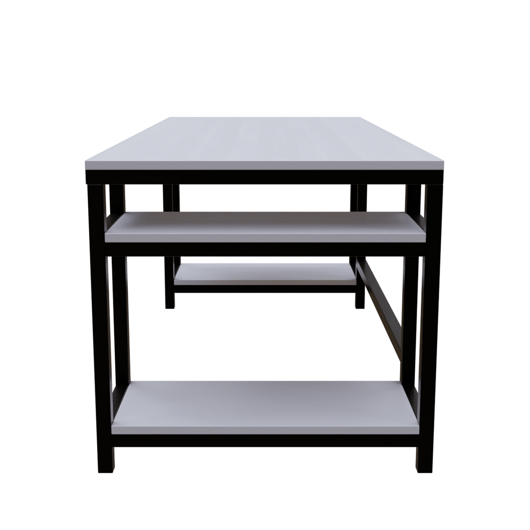 Edward Computer Table With Open Storage | Computer Table | Study Table for Home