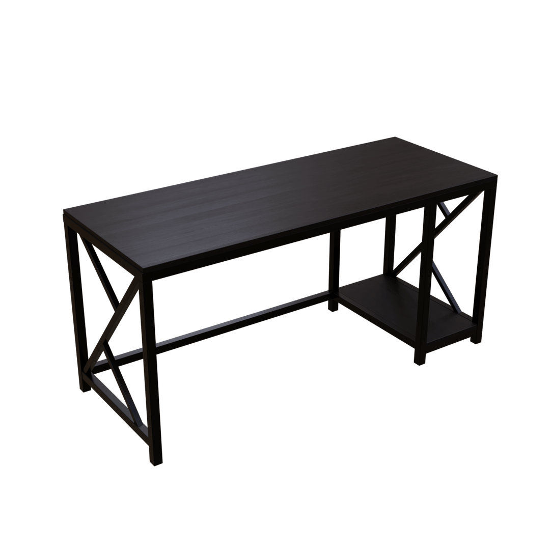 Patrick Computer Table With Open Storage | Computer Table | Study Table for Home