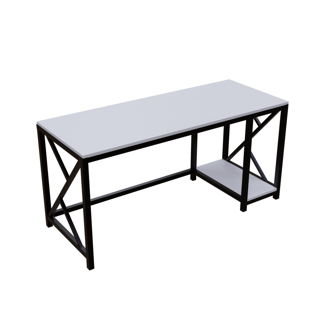 Patrick Computer Table With Open Storage | Computer Table | Study Table for Home