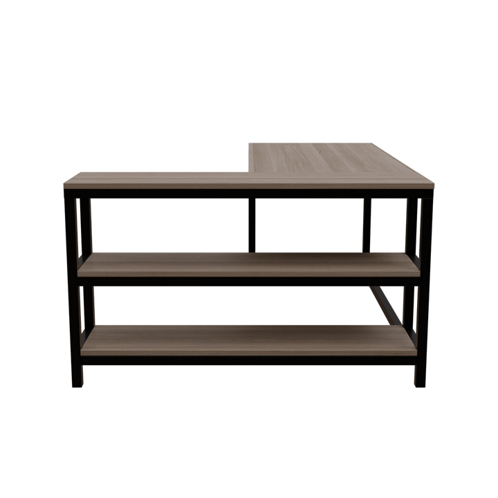 Optimus L shape desk with Storage Design | Computer Table | Study Table for Home