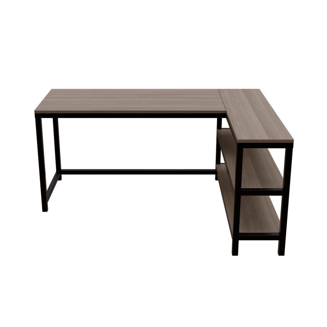 Optimus L shape desk with Storage Design | Computer Table | Study Table for Home