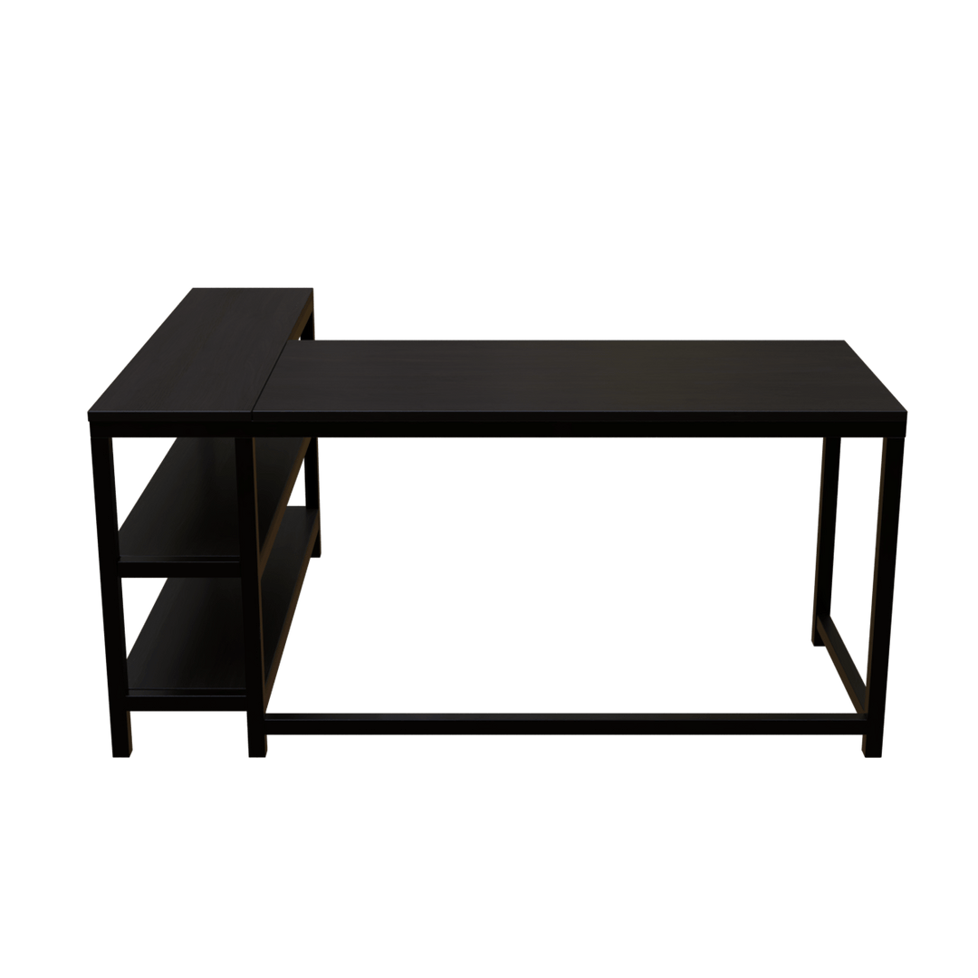 Optimus L shape desk with Storage Design | Computer Table | Study Table for Home