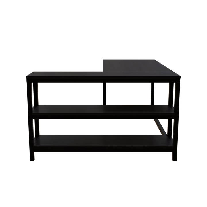 Optimus L shape desk with Storage Design | Computer Table | Study Table for Home