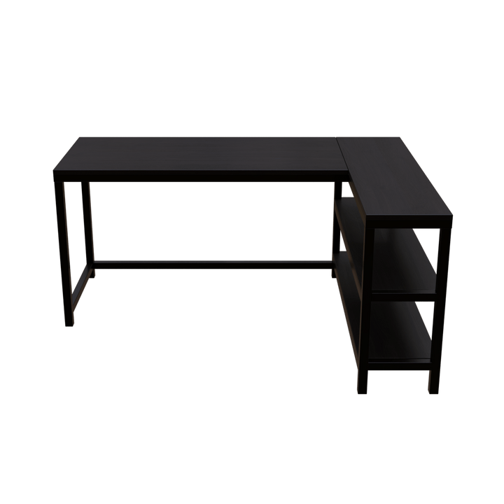 Optimus L shape desk with Storage Design | Computer Table | Study Table for Home