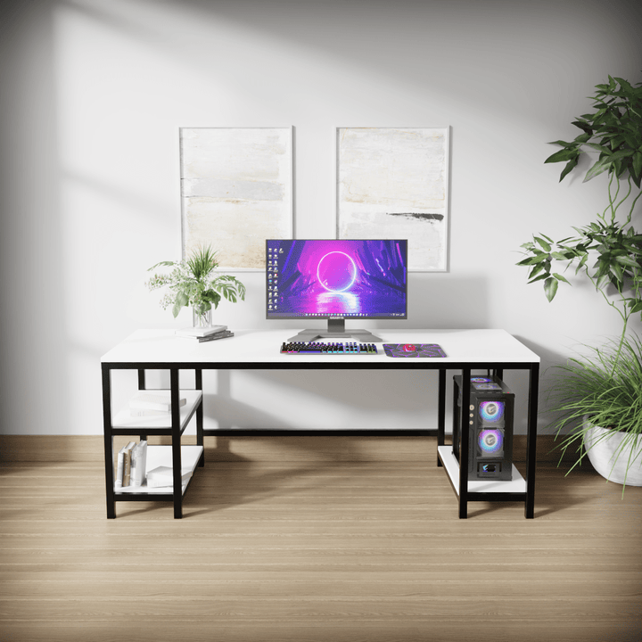 Jackson computer Table With Open Storage | Computer Table | Study Table for Home