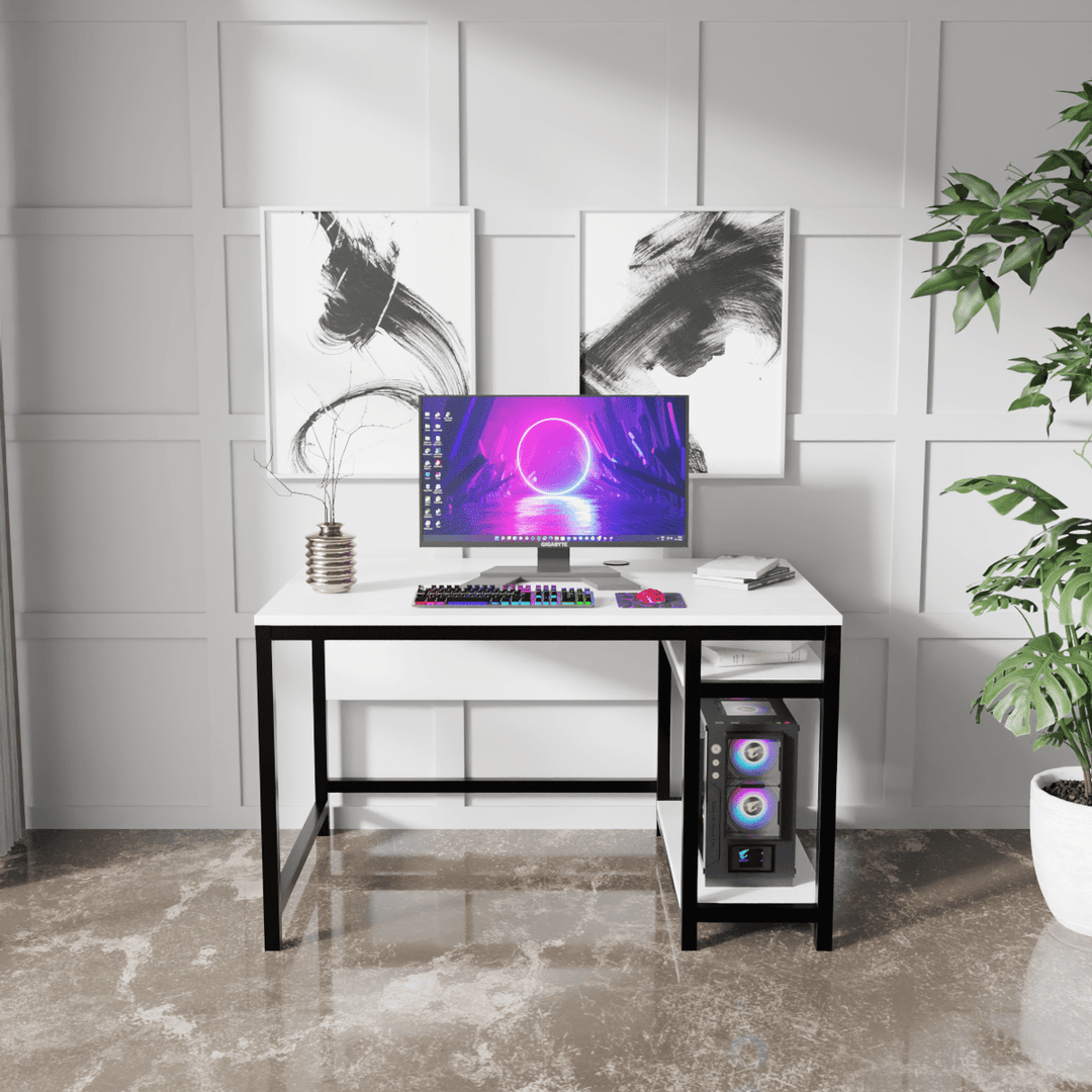 Carter Computer Table With Open Storage | Computer Table | Study Table for Home