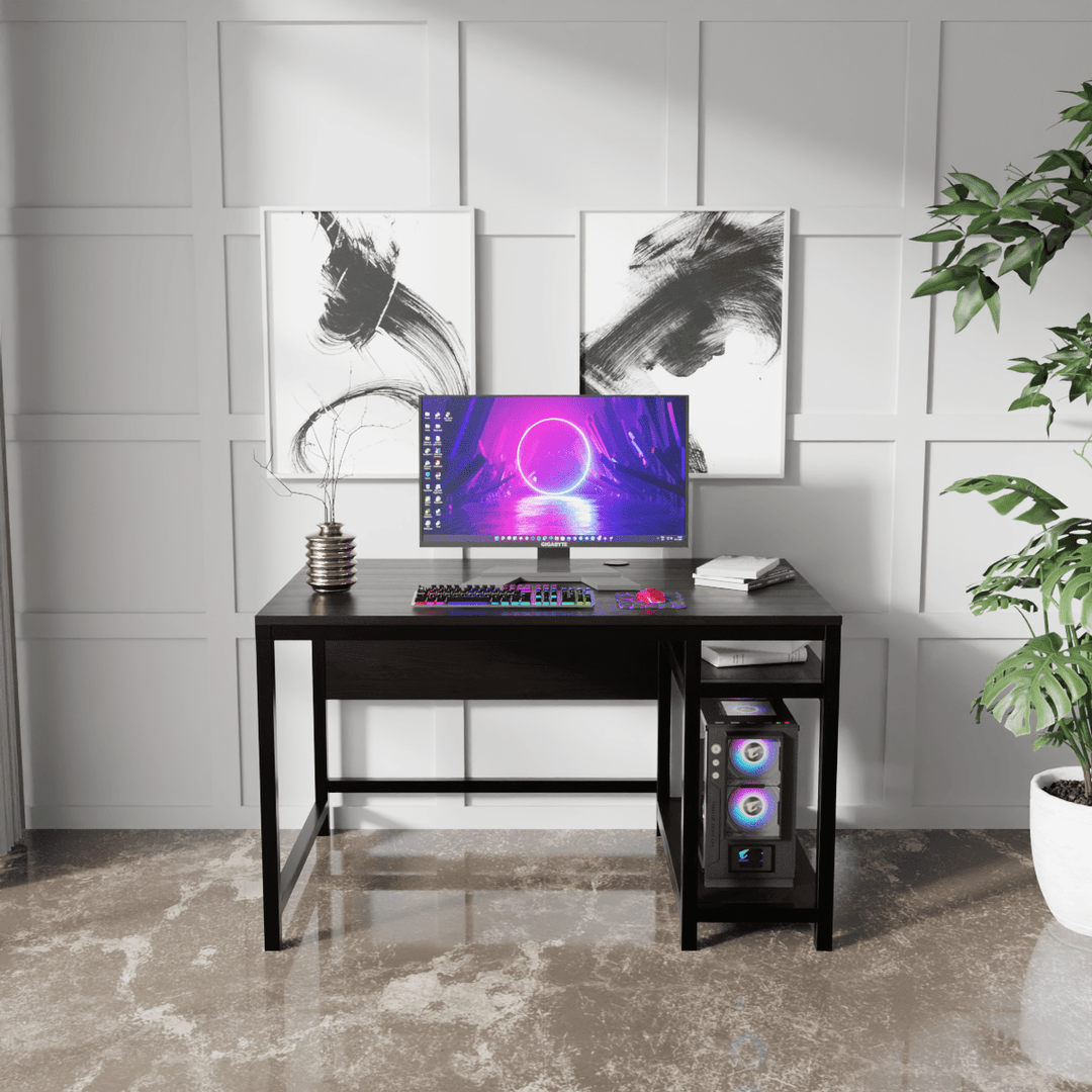Carter Computer Table With Open Storage | Computer Table | Study Table for Home