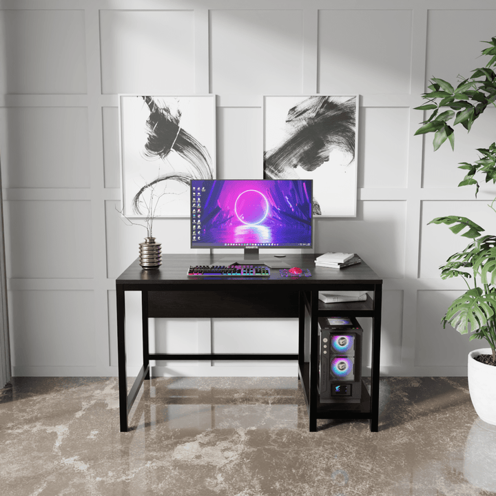 Carter Computer Table With Open Storage | Computer Table | Study Table for Home