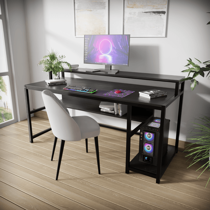 Trio Computer Table With Open Storage | Computer Table | Study Table for Home