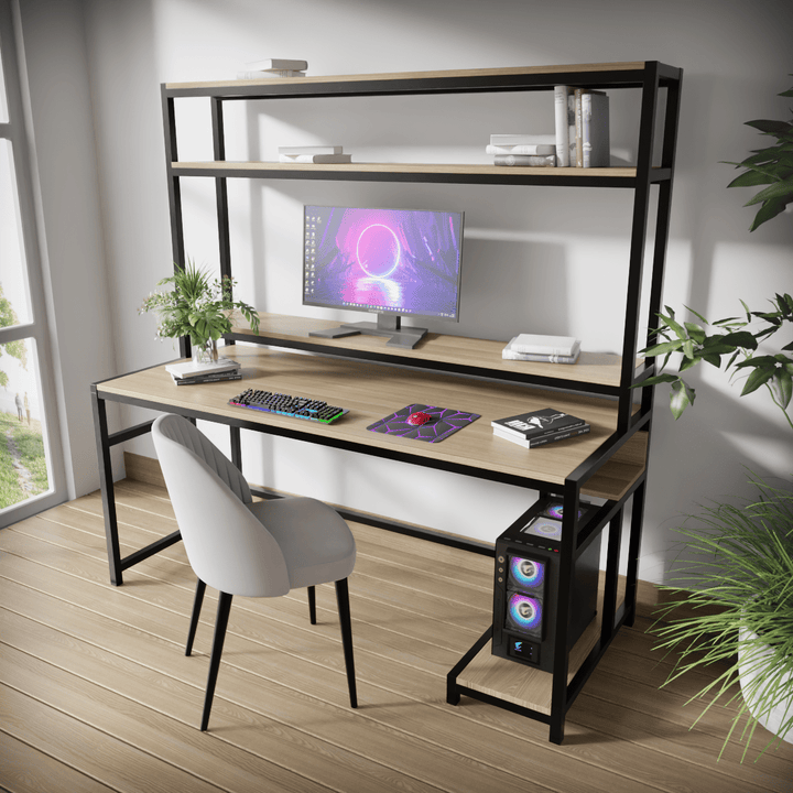 Jerry Computer Table With Open Storage | Computer Table | Study Table for Home