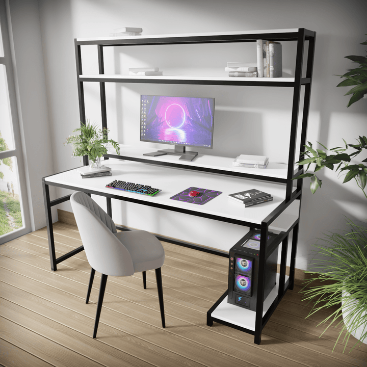 Jerry Computer Table With Open Storage | Computer Table | Study Table for Home