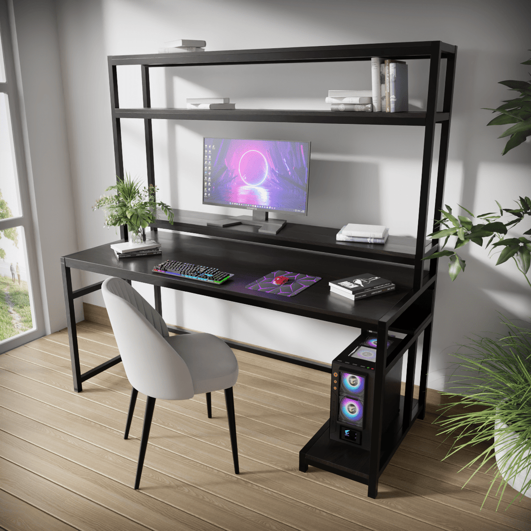 Jerry Computer Table With Open Storage | Computer Table | Study Table for Home
