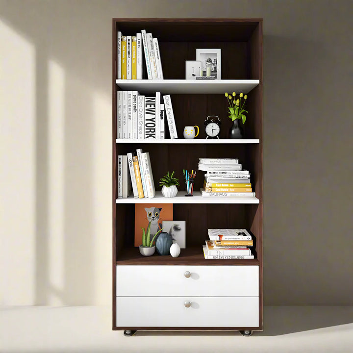 OmkarWood "ElanPro" Modern Bookcase