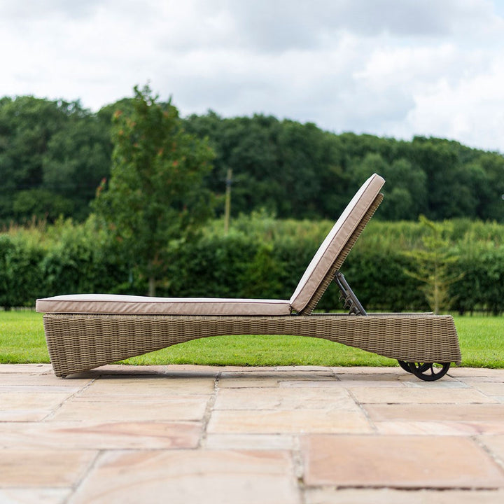 Lynet Outdoor Swimming Poolside Lounger  Set of 2 (Arabica)