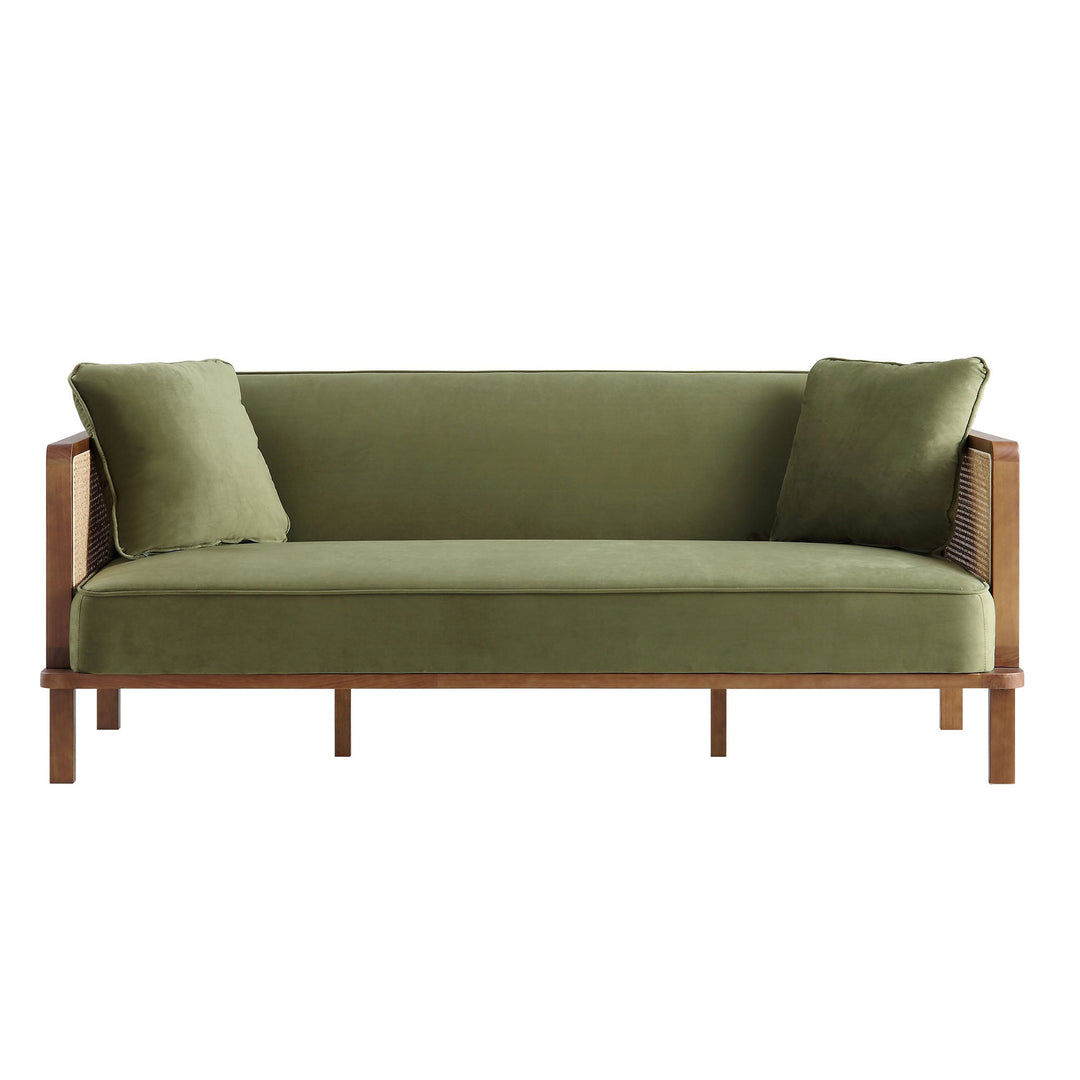 Savely Solid Wood Sheesham Sofa Come Bed for Living Room