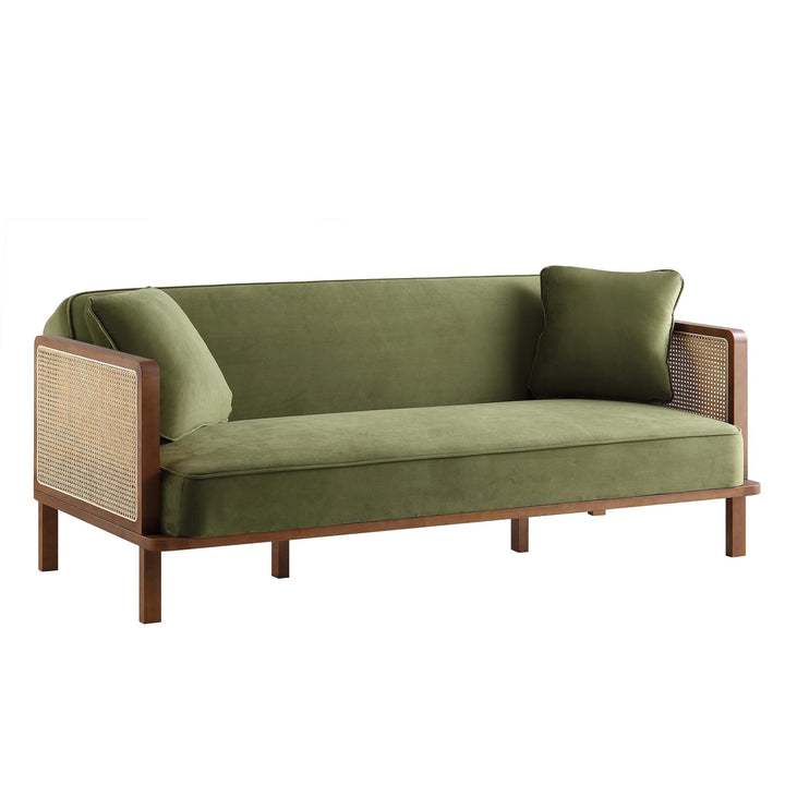Savely Solid Wood Sheesham Sofa Come Bed for Living Room
