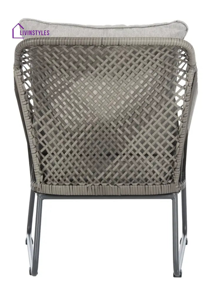 Aadhan Outdoor Patio Seating Set 2 Chairs and 1 Table Set (Grey) - Coffee Table Sets