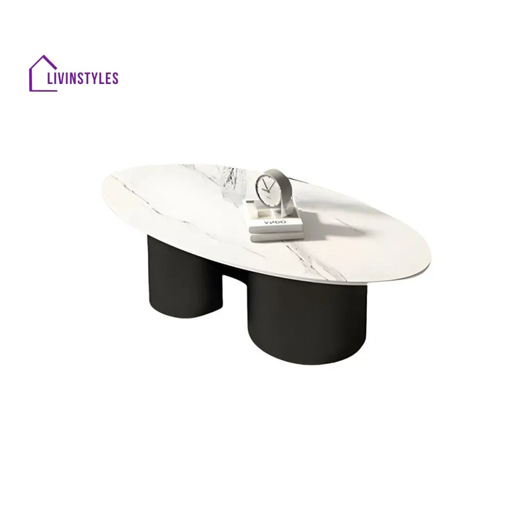 Aadhya Coffee Table for Living Room | Oval Shaped
