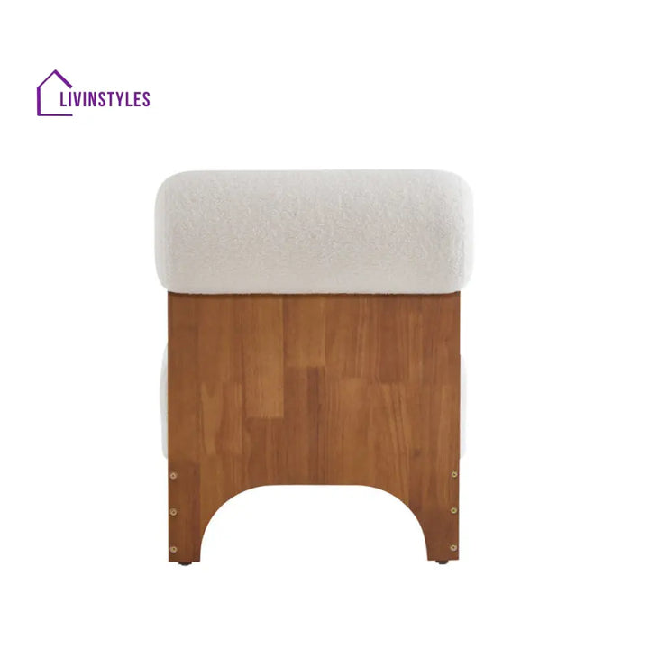Aadhya Solid Wood and Fabric Arm Chair | Living Room Chair | Lounge Chair