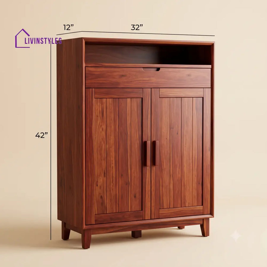 Aadhya Wooden Shoe Rack for Home | Shoe Cabinet