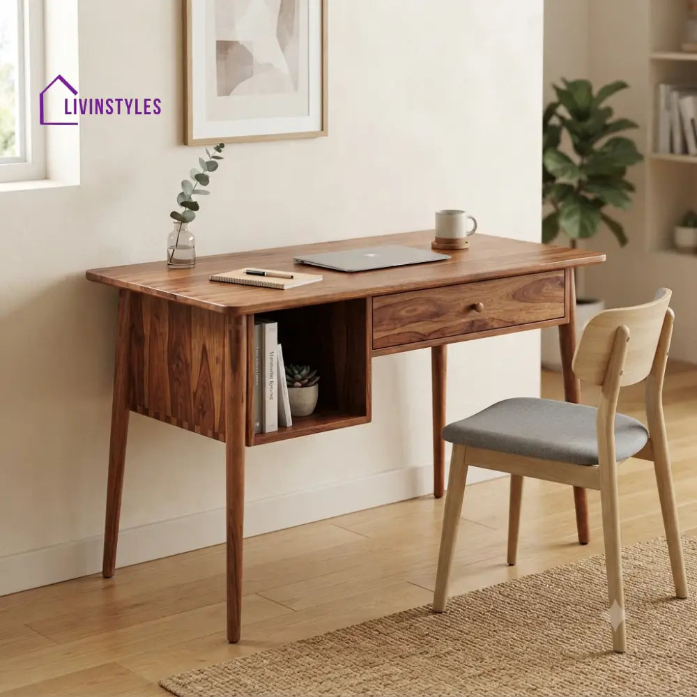 Aahana Sheesham Wood Study Table for Home | Wooden Study Table