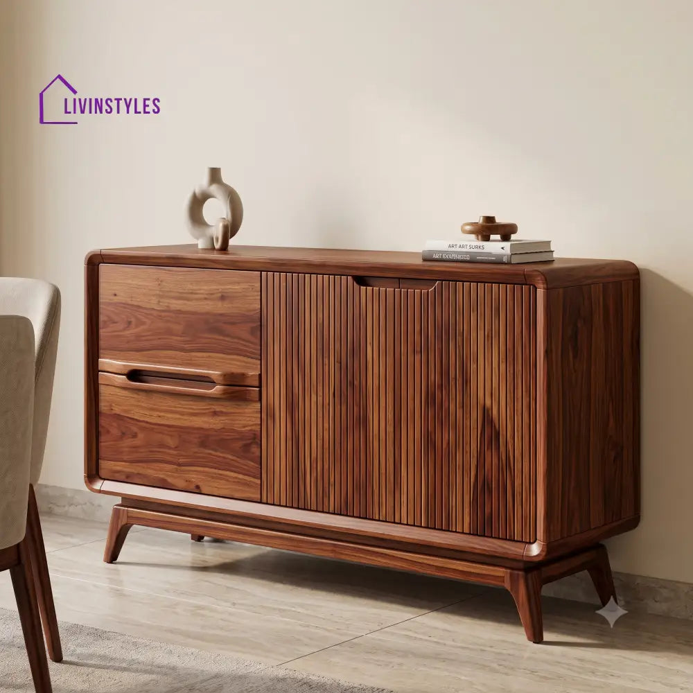 Aakanksha Premium Wooden Sideboard and Cabinet for Living Room