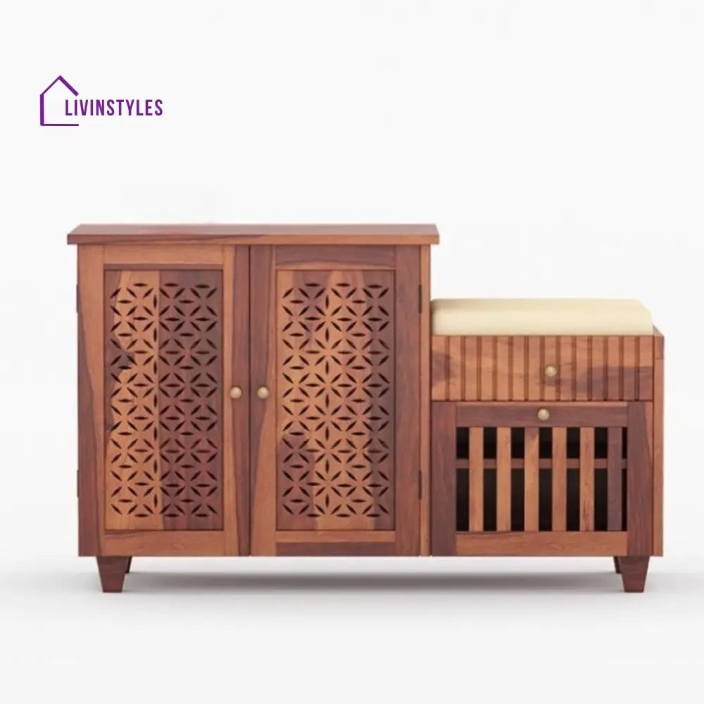 Aakesh Solid Wood Shoe Rack