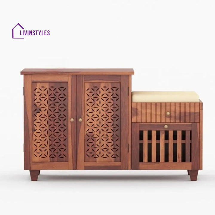 Aakesh Solid Wood Shoe Rack
