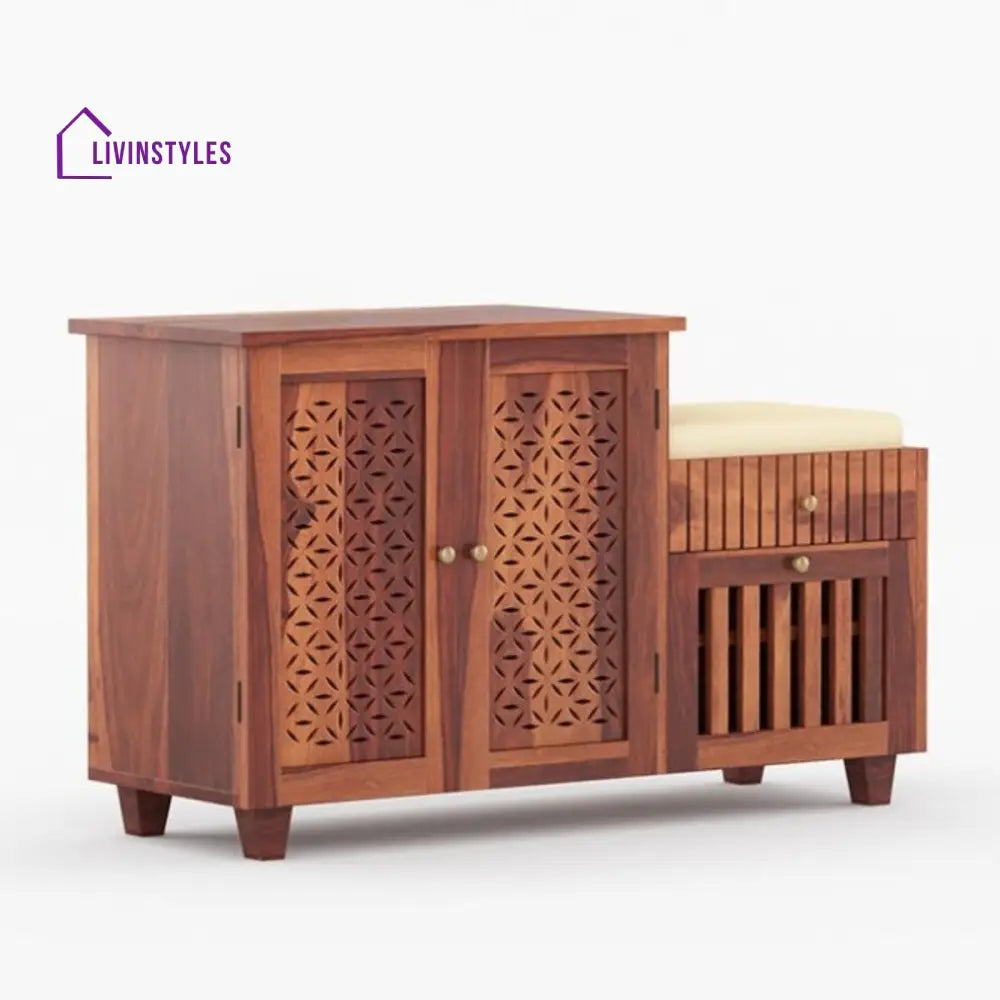 Aakesh Solid Wood Shoe Rack
